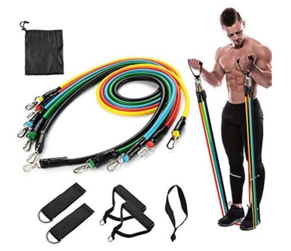 DFIT Resistance Band Set for Home Workout 11PCS ExerciseBest Amazon Deals DFIT Resistance Band Set for Home Workout 11PCS ExerciseBest Amazon Deals