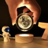 Desidiya Moon Crystal Ball Night Light,2.4 Inch GlassBest Amazon Deals