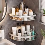 JIALTO Aluminum Bathroom Shelf for Wall Gold Wall MountedBest Amazon Deals