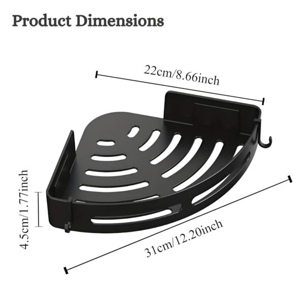 SquareUp Self-Adhesive Wall-Mount ABS Plastic BathroomBest Amazon Deals