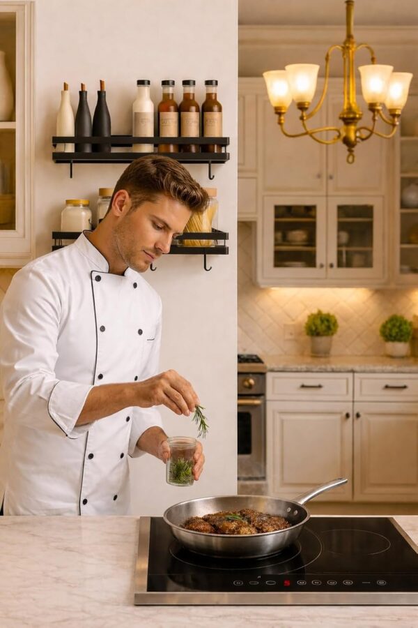 1+ Spice Rack set of 2 Organizer for Cabinet, Spice ShelfBest Amazon Deals
