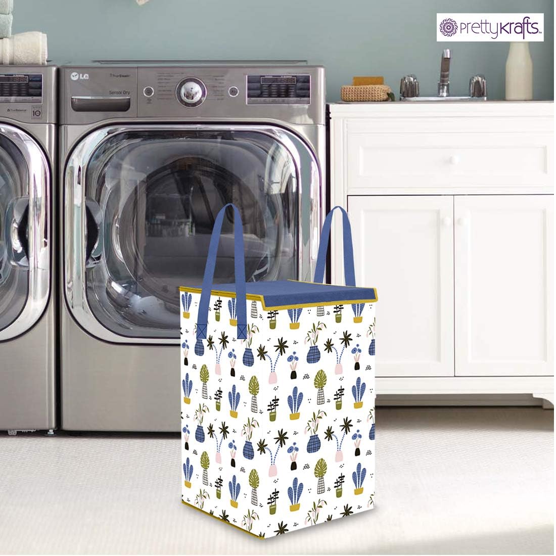PrettyKrafts L1113 Laundry Basket for Clothes, ToyBest Amazon Deals