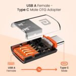 Portronics Bridge Y USB 3.0 to Type C OTG Adaptor, 10GbpsBest Amazon Deals