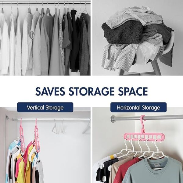RYUKCREATIVES Magic 9 Holes Clothes Hanger, WardrobeBest Amazon Deals