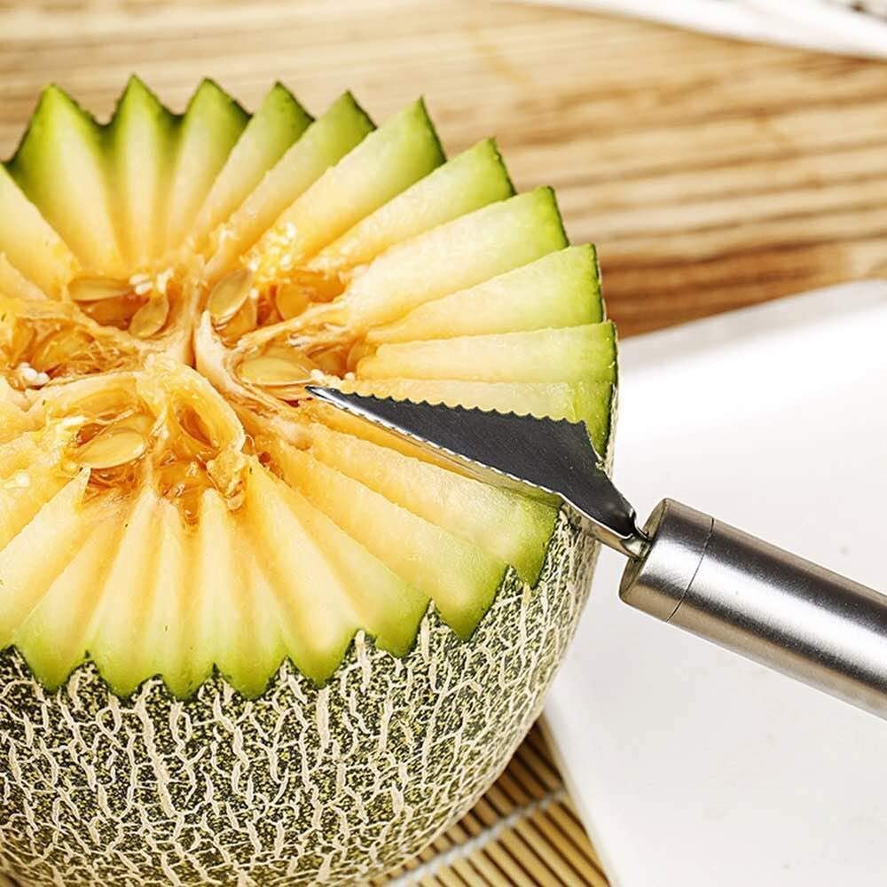 2 in 1 Watermelon Spoon,Double-Headed Fruit CarvingBest Amazon Deals