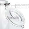 Vasukie Glass Jars with Airtight Lids Wide Mouth StorageBest Amazon Deals