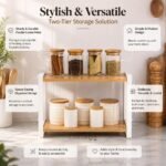 Decorlay Metal & Wooden Spice Rack Organizer Space SaverBest Amazon Deals