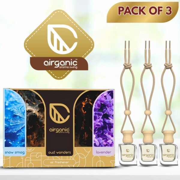 AIRGANIC Aroma Swing – Pack of 3 (30 ml) : Oud Wonders,Best Amazon Deals