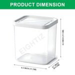 Eightiz Fridge Storage Boxes (Pack of 6) Freezer &Best Amazon Deals