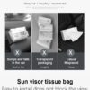 Detachi Car Tissue Holder, Sun Visor Napkin Holder, CarBest Amazon Deals