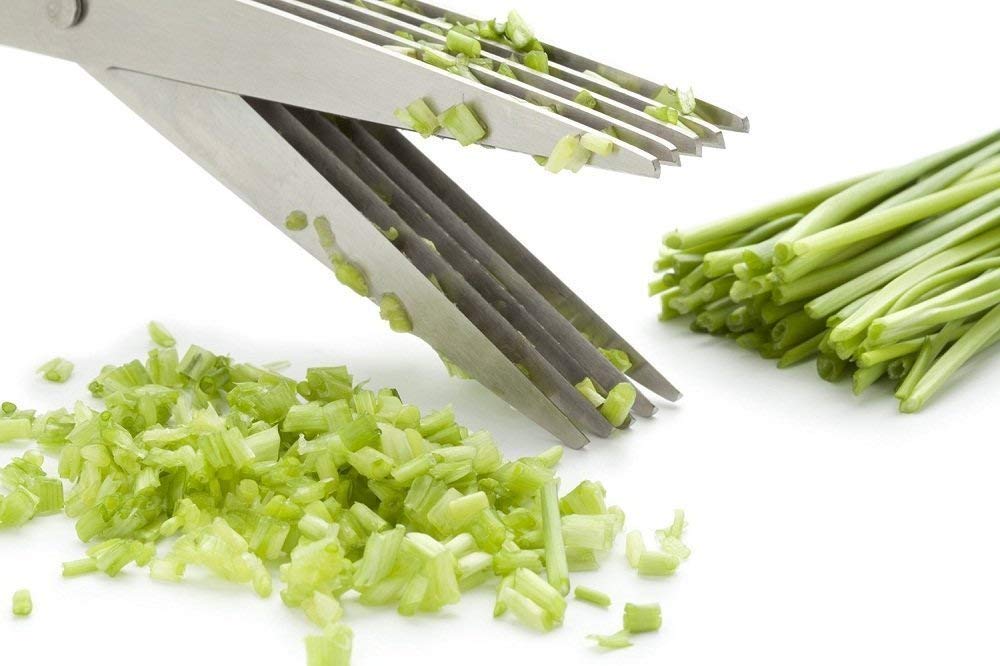 Stainless Steel Multi-Function 5 Blade Herbs VegetableBest Amazon Deals