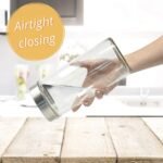 ISKO | Borosilicate Glass Jar | with Steel Cap | 1000ML |Best Amazon Deals
