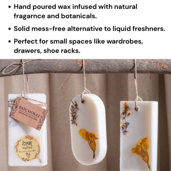 Patchouli Aroma Wax Bar Wardrobe Freshener | Long LastingBest Amazon Deals