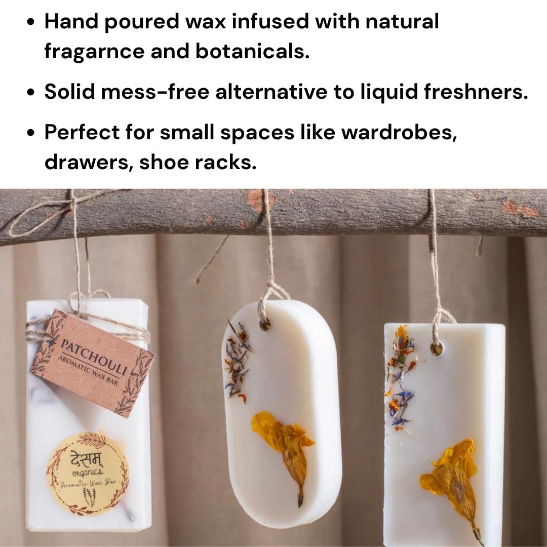 Patchouli Aroma Wax Bar Wardrobe Freshener | Long LastingBest Amazon Deals