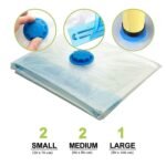 4Mura Vacuum Storage Bags for Clothes with Hand Pump Best Amazon Deals