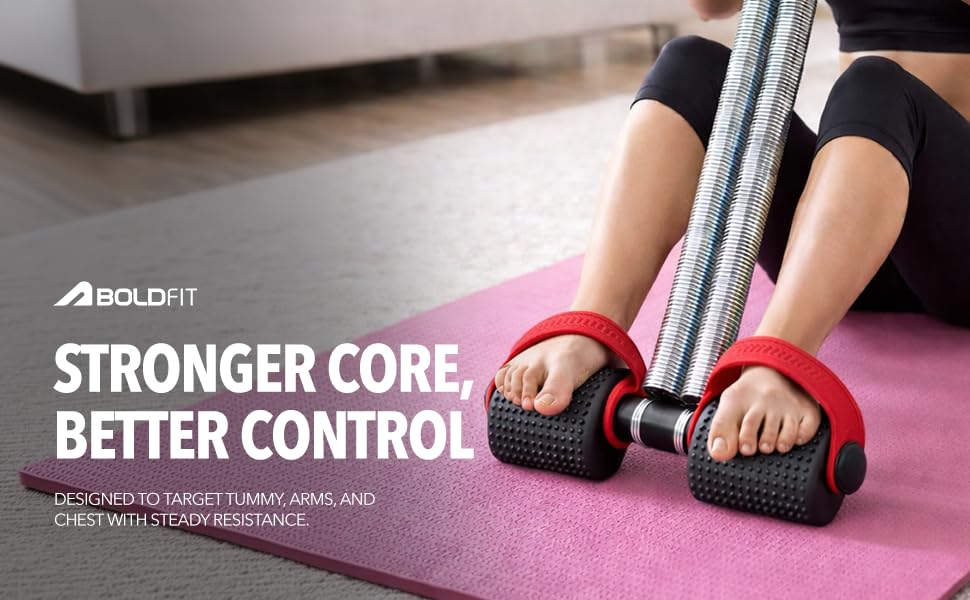Boldfit Double Spring Tummy Trimmer Men and Women for AbsBest Amazon Deals
