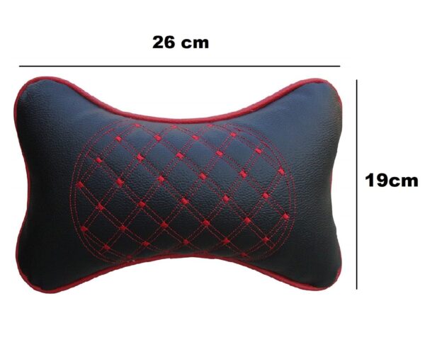 DETACHI Faux Leather Car Neck Rest Pillow/Cushion Set ofBest Amazon Deals