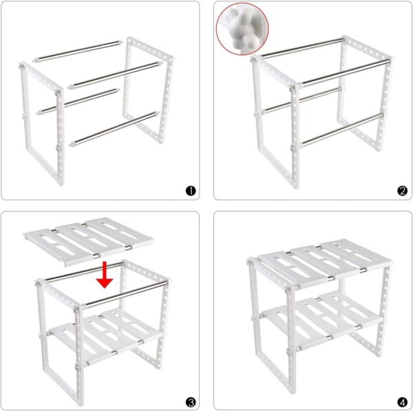 INOVERA (LABEL) Plastic 2 Tier Pool Space Under SinkBest Amazon Deals