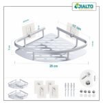 JIALTO Aluminum Bathroom Shelf for Wall Gold Wall MountedBest Amazon Deals