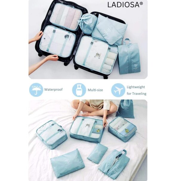 Ladiosa Nylon Travel Organizer, Packing Cubes for Travel,Best Amazon Deals