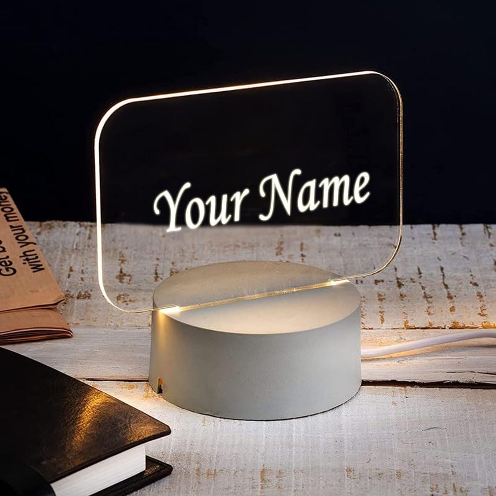 Customized Name LED Night Lamp Personalized 3D IllusionBest Amazon Deals