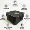 69.5L Under Bed Storage Bag, (54 x 46 x 28 cm), 140 GSMBest Amazon Deals