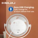 Bajaj Pygmy Mini Fan 110MM | USB Charging | Multi-ClipBest Amazon Deals