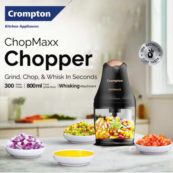 Crompton ChopMaxx Electric Vegetable Chopper | 300 WattsBest Amazon Deals