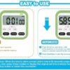 Stopwatch Timer for Study Kitchen Timer Large LCD ScreenBest Amazon Deals