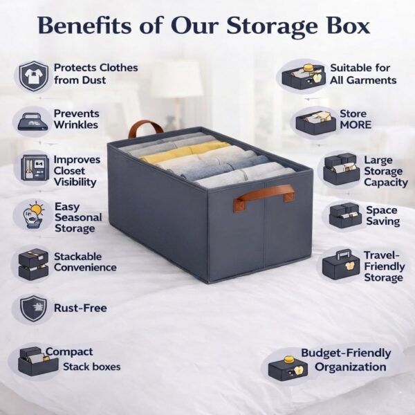 PulGos 1 Pcs Wardrobe Organizer for Storage | Rust-Free &Best Amazon Deals