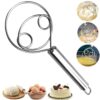 2 Pcs Multifunctional Stainless Steel Dough Mixer HandBest Amazon Deals