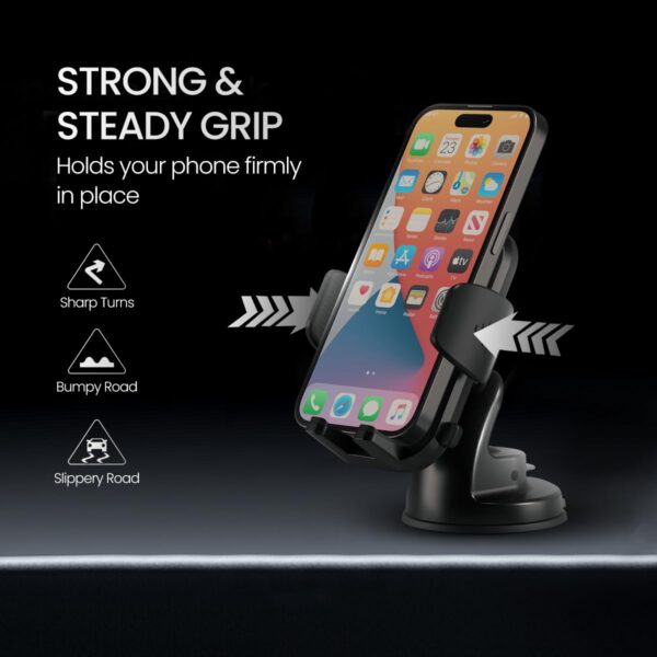 Portronics Clamp M4 Car Phone Holder Stand with 360Best Amazon Deals