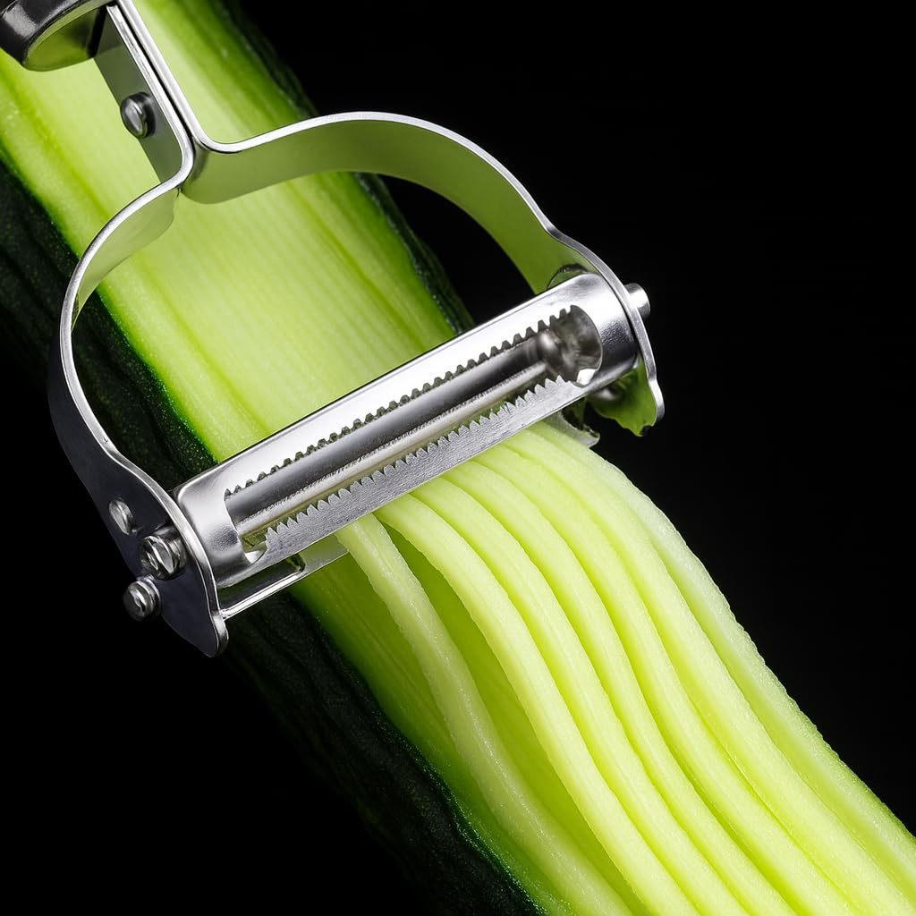 Top Chef 2-in-1 Julienne Peeler Make Veggie Strips &Best Amazon Deals
