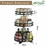 JD FRESH 3-Tier 360 Rotating Spice RackBest Amazon Deals