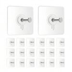 JIALTO 20 Pcs Self Adhesive Hooks for Secure Wall HangingBest Amazon Deals