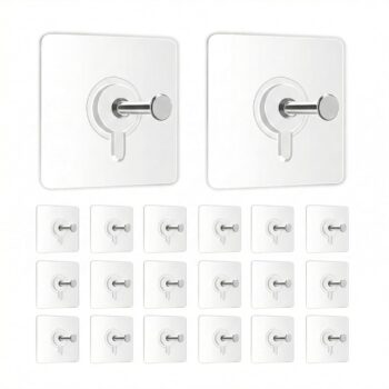JIALTO 20 Pcs Self Adhesive Hooks for Secure Wall HangingBest Amazon Deals JIALTO 20 Pcs Self Adhesive Hooks for Secure Wall HangingBest Amazon Deals
