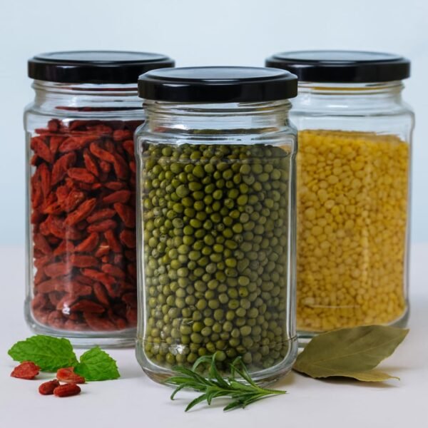 CROCO JAR Transparent Glass Containers for Kitchen 500ml,Best Amazon Deals