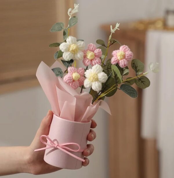 VRB Dec 1pcs Artificial Crochet Flower Bouquet/ArtificialBest Amazon Deals VRB Dec 1pcs Artificial Crochet Flower Bouquet/ArtificialBest Amazon Deals