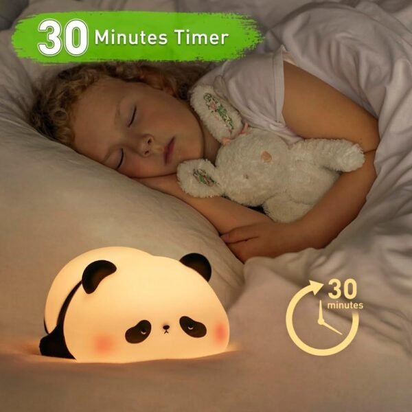 One94Store Kids Sleeping Panda Touch Silicone Night Lamp Best Amazon Deals