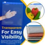 GREENTWISH Zip ‘N’ Seal Reusable Transparent Storage BagBest Amazon Deals