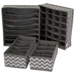 Niwlix Fabric Set Of 4 Foldable Wardrobe DrawerBest Amazon Deals