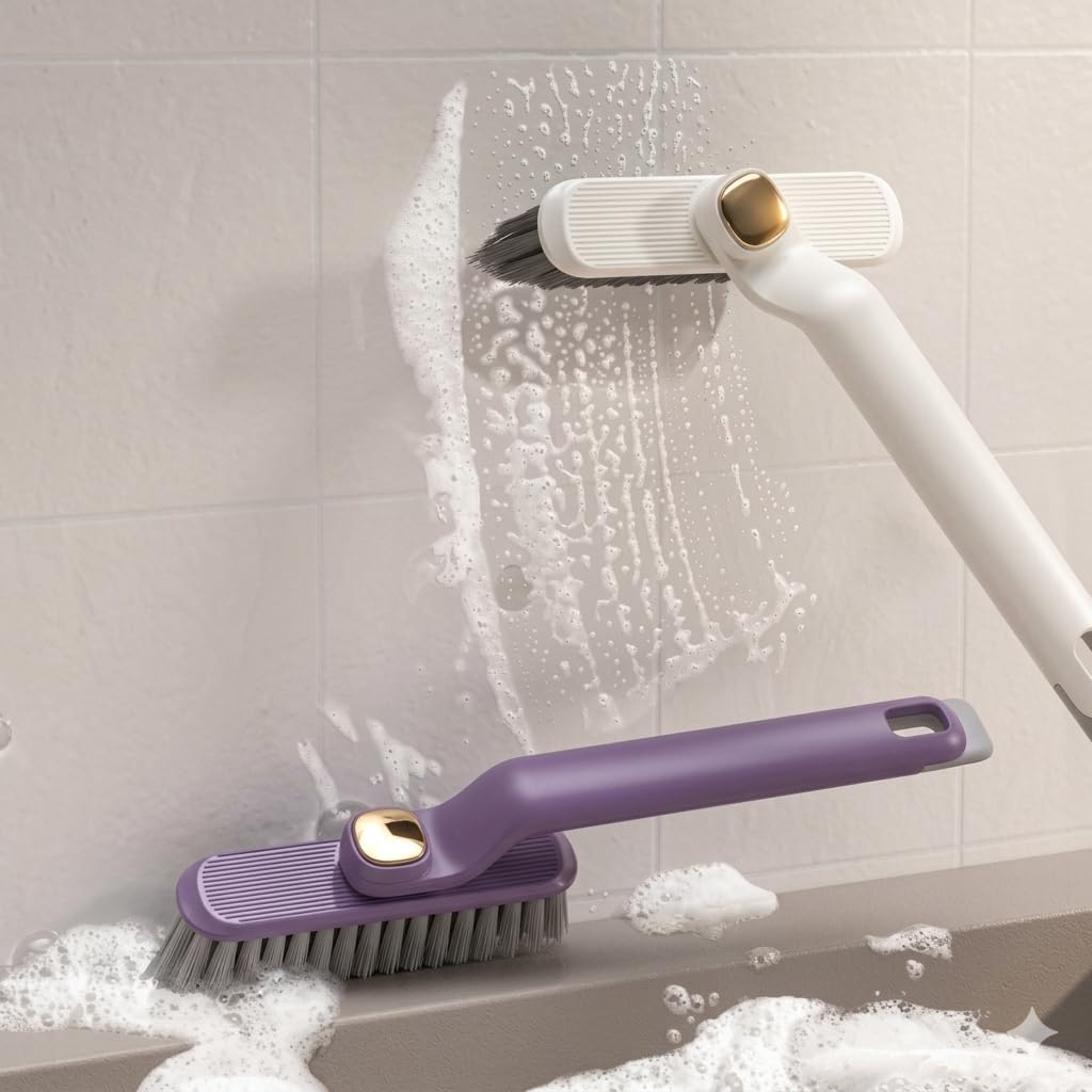 Multi-Function Bathroom Plastic Cleaning Brush,TilesBest Amazon Deals