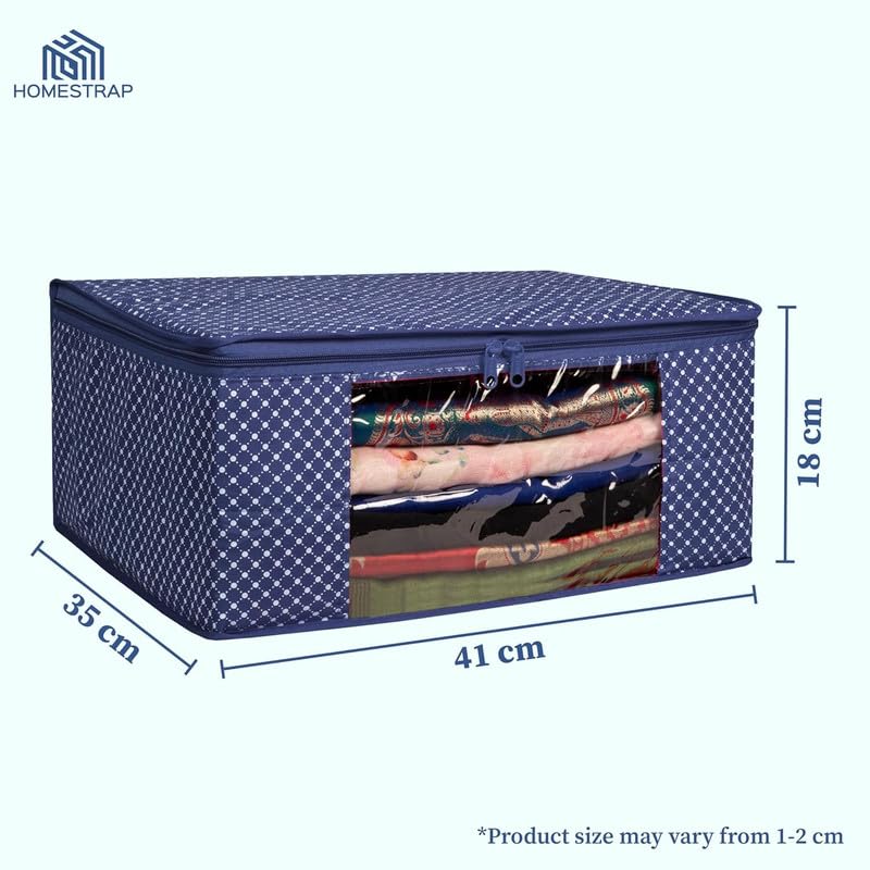 Homestrap Set of 6 Cotton Quilted Saree Covers |Best Amazon Deals