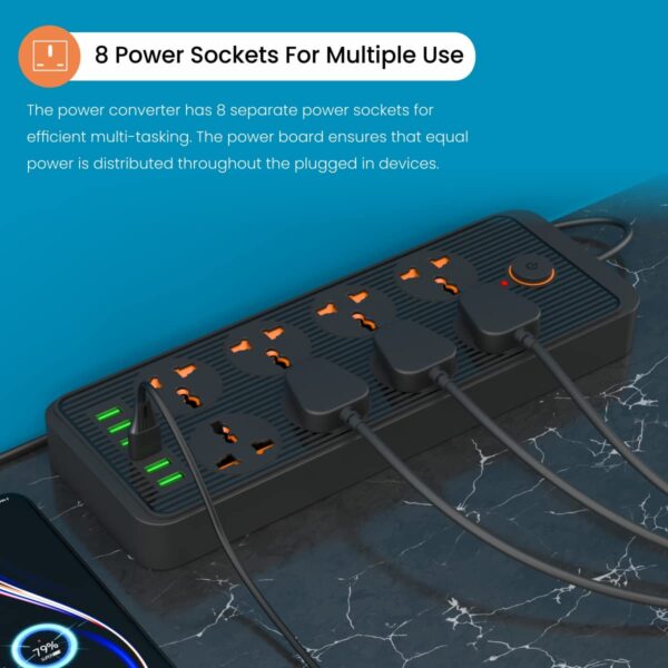 Portronics Power Plate 7 with 6 USB Port + 8 PowerBest Amazon Deals
