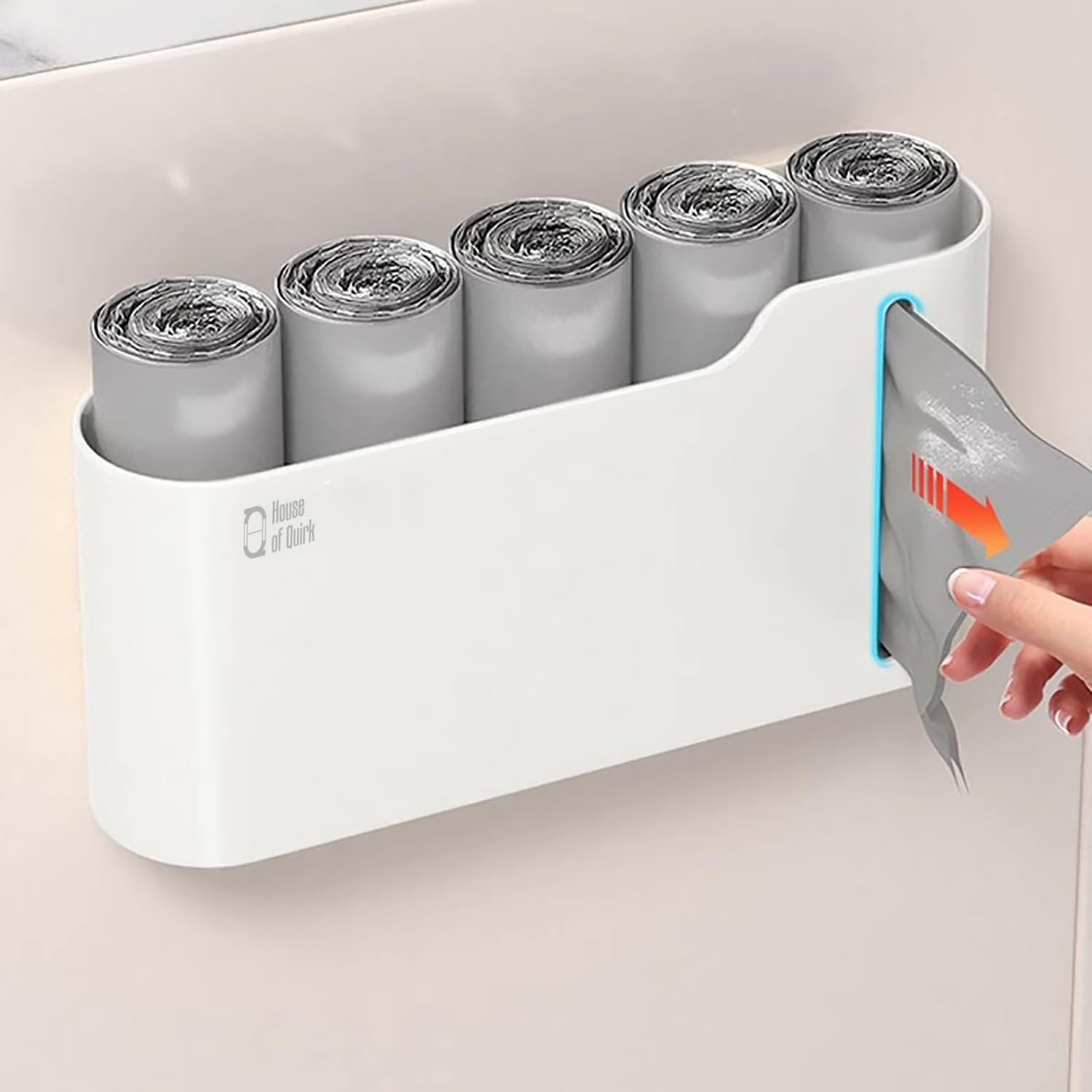 House of Quirk Punch-Free Wall-Mounted Garbage BagBest Amazon Deals