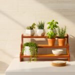 3-Tier Spice Rack, 13.8 Inch Wood Step Shelf CountertopBest Amazon Deals
