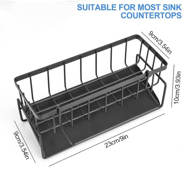 Kitchen Sink Draining Rack Sponge Holder | Rustproof 304Best Amazon Deals