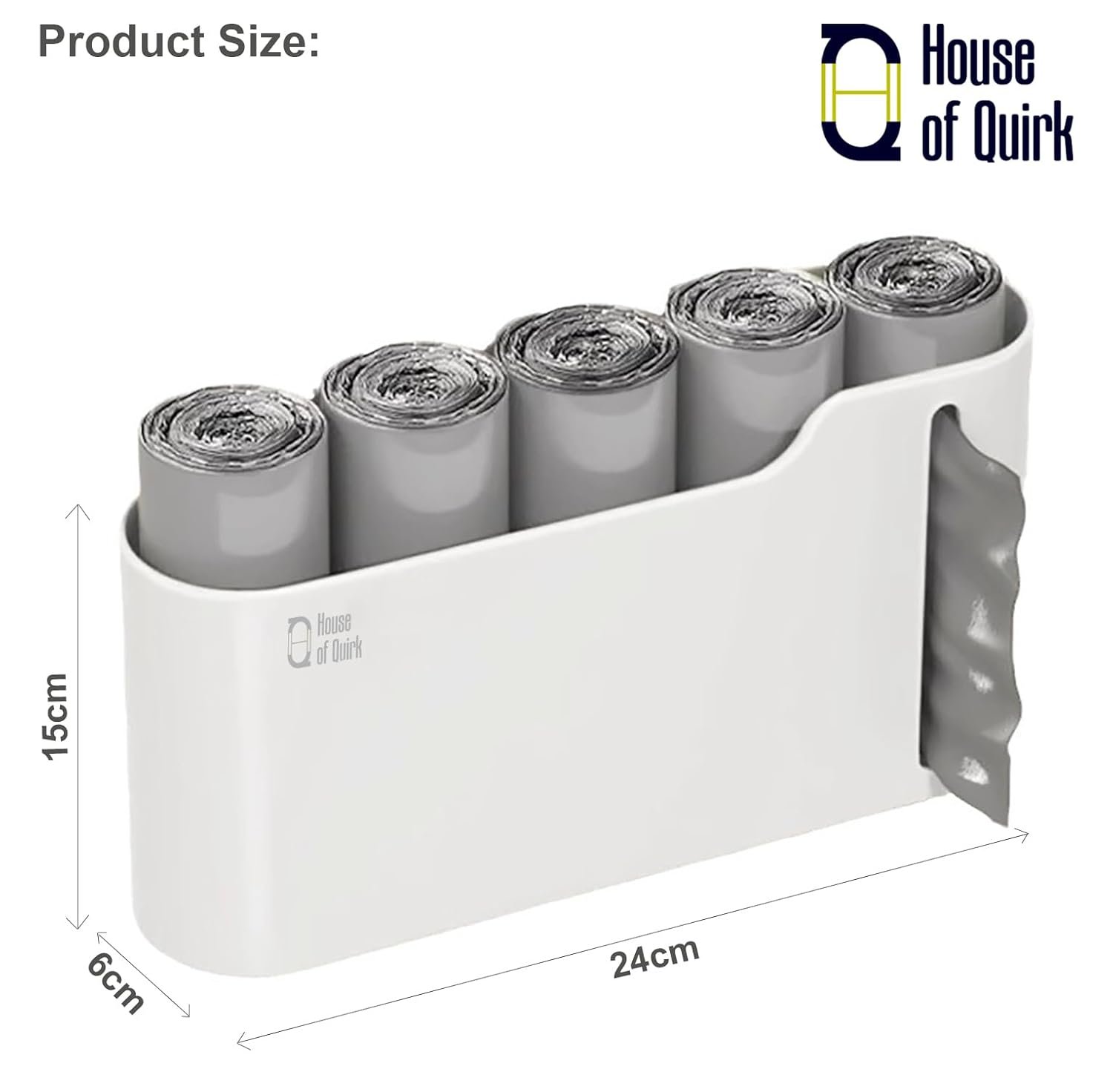 House of Quirk Punch-Free Wall-Mounted Garbage BagBest Amazon Deals