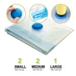 upsimples Vacuum Storage Bags for Clothes with Hand Pump Best Amazon Deals