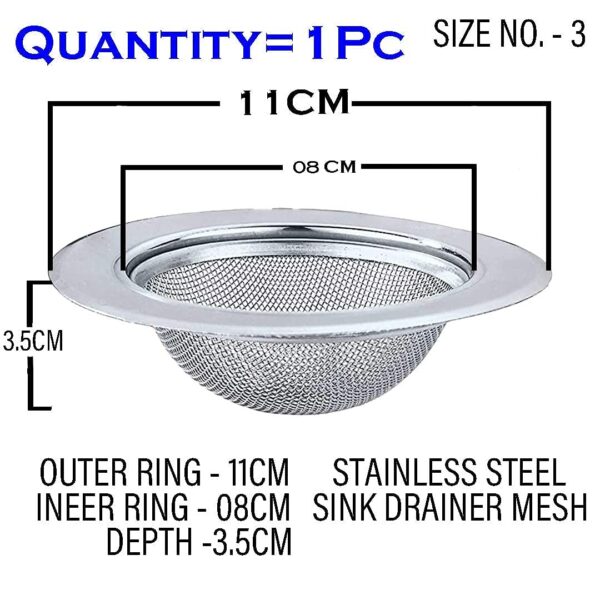 Konquer TimeS Stainless Steel Kitchen Strainer, SinkBest Amazon Deals